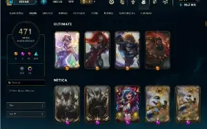 Conta LOL - 471 skins
