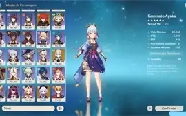 Genshin AR 57 / 11 personagens 5*