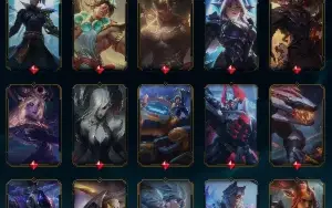 Conta League of Legends, 350+ skins, lvl 759.