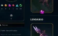 Conta League of Legends, 350+ skins, lvl 759.