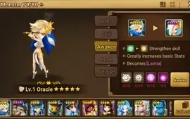 Reroll Summoners War lvl10 Laima + Galleon