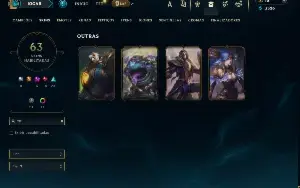 Platina 4 com 80 Champs e 63 Skins + 6 Prestigios