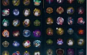 Conta LoL com 180 skins e 180 ícones