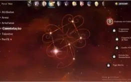 Conta Genshin impact com Xiao, Venti, Klee, Mona e Keqing