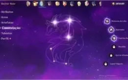 Conta Genshin impact com Xiao, Venti, Klee, Mona e Keqing