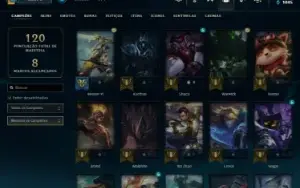 Conta main master yi platina 4 com borba da skin tinta sombr