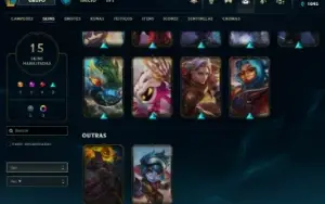 Conta main master yi platina 4 com borba da skin tinta sombr