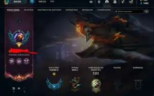 Conta main master yi platina 4 com borba da skin tinta sombr