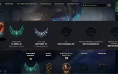 Conta Lol com 80% de winrate