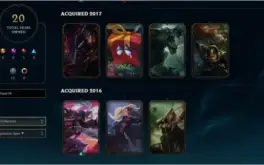 Conta Gold II 20 skins