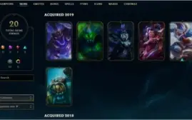 Conta Gold II 20 skins