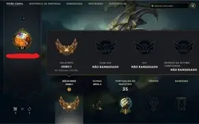 CONTA SMURF GOLD 1 4 SKINS ÉPICAS