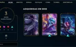 CONTA SMURF GOLD 1 4 SKINS ÉPICAS