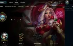 conta League of legends lvl 30