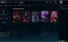 conta League of legends lvl 30