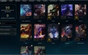 conta smurf league of legends