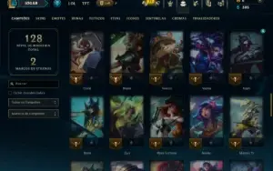Esmeralda 1 com 70 Champs e 9 Skins