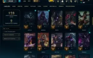 Esmeralda 1 com 70 Champs e 9 Skins