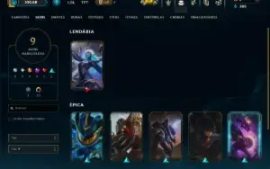 Esmeralda 1 com 70 Champs e 9 Skins