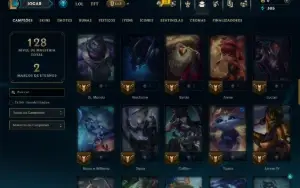 Esmeralda 1 com 70 Champs e 9 Skins