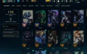 Esmeralda 1 com 70 Champs e 9 Skins