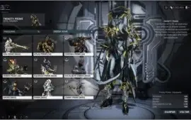 conta warframe nivel 13, muitos primes