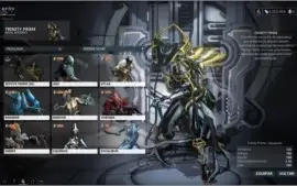 conta warframe nivel 13, muitos primes