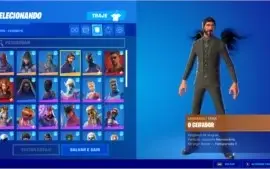 CONTA FORTNITE COM TEMPORADA 3 E 120 SKINS