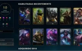 Conta de League of Legends - 48 campeões e 10 skins