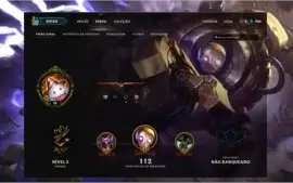 Conta de League of Legends - 48 campeões e 10 skins