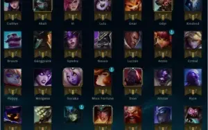 Conta league of legends Bronze 3 78 campeões 40 skins