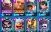 Conta clash royalle e cv7 quase full barato