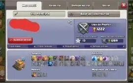 Conta clash royalle e cv7 quase full barato