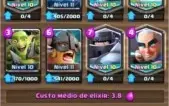Conta clash royalle e cv7 quase full barato