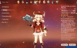 Conta Genshin Impact , AR 59 (C1 Shogun Raiden) + Honkai...