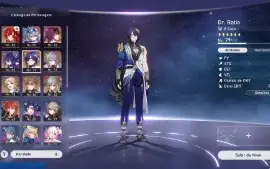 Conta Genshin Impact , AR 59 (C1 Shogun Raiden) + Honkai...