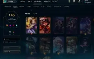 Conta de League of Legends