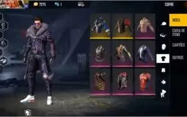 Conta com 3 passe incluindo o atual e algumas skins raras