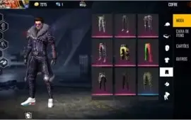 Conta com 3 passe incluindo o atual e algumas skins raras