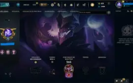 Conta League of Legends Nv.186 com 66 Skins e 119 Campeões