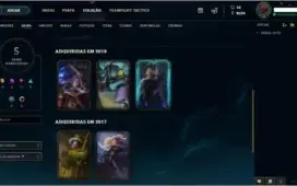 Conta LoL Diamante IV 2019 Smurf 128V - 66D