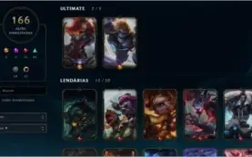 Conta League Of Legends - 166 skin/quase full champ