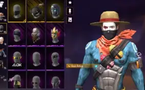 Conta de free fire com angelical , punho , coelhão,arma evol