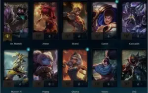 Conta de lol Platina 1