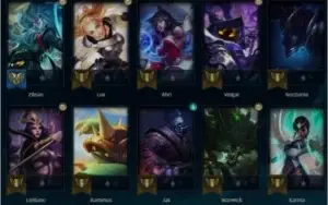 Conta de lol Platina 1