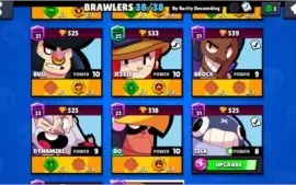 Conta Brawl Stars 38/39 Brawlers | Mude o nome de graça