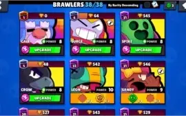 Conta Brawl Stars 38/39 Brawlers | Mude o nome de graça