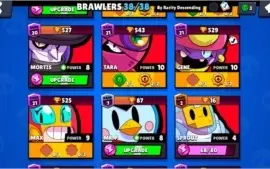 Conta Brawl Stars 38/39 Brawlers | Mude o nome de graça