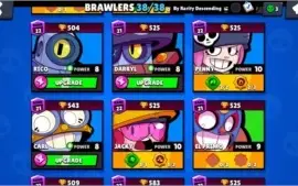 Conta Brawl Stars 38/39 Brawlers | Mude o nome de graça