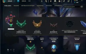 Esmeralda 3 com TODOS os champs e 377 Skins + 3 Prestigios
